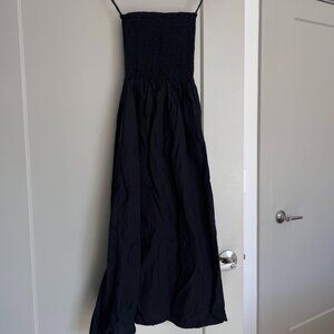 Faithfull The Brand Strapless Linen Dress - Size 4 (US)